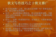 软文写作技巧(软文写作技巧)