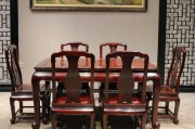 红木餐桌(红木餐桌椅图片及价格)