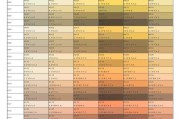 色卡对照图(色卡对照图为什么这么乱)
