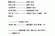谐音广告视频(广告中的谐音)