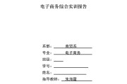 电商运营实习报告(电商运营实训报告总结)