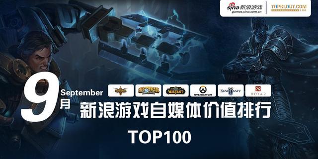 《新浪游戏自媒体价值排行榜》TOP100重磅出炉!
