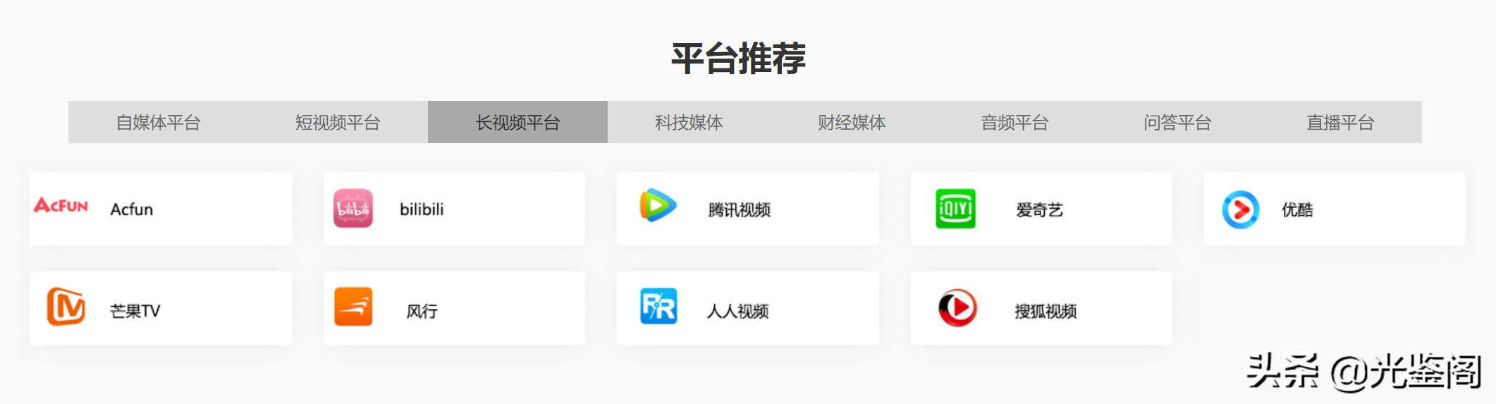自媒体平台推荐
