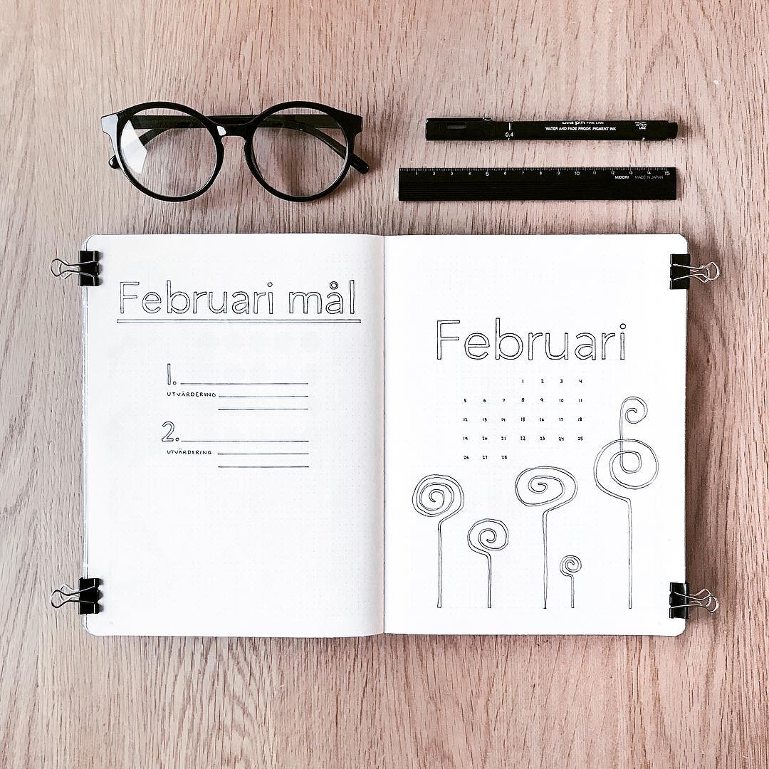 又是高级感满满的黑白简约风手帐!一支黑色笔就能画出的好看手帐