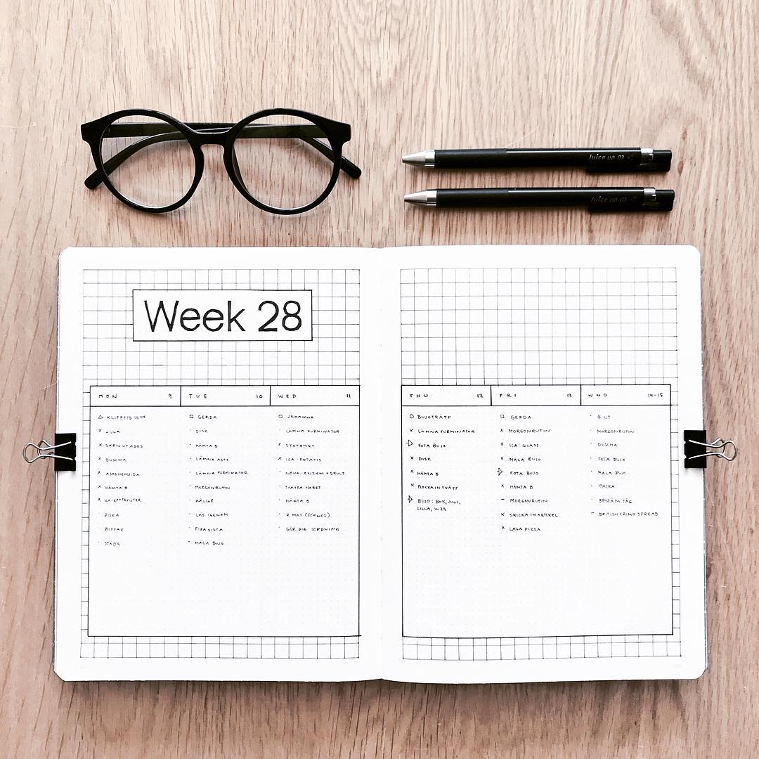 又是高级感满满的黑白简约风手帐!一支黑色笔就能画出的好看手帐