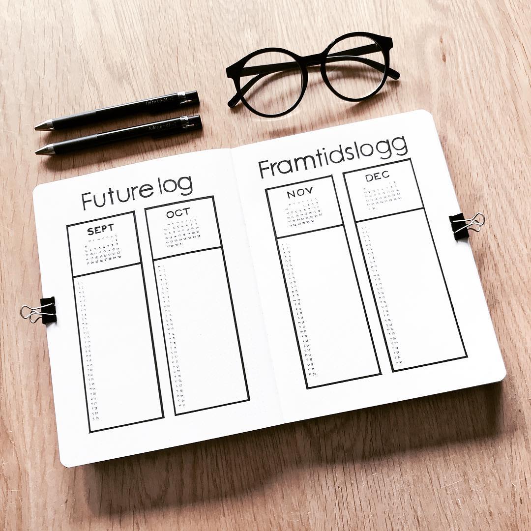 又是高级感满满的黑白简约风手帐!一支黑色笔就能画出的好看手帐