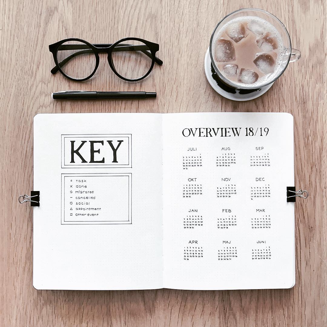 又是高级感满满的黑白简约风手帐!一支黑色笔就能画出的好看手帐