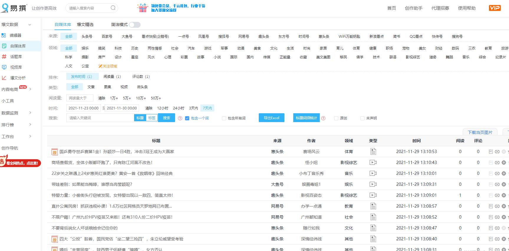 自媒体人没东西可写?用这3个网站,轻松做选题
