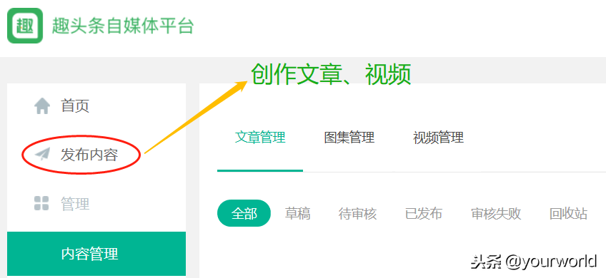 入驻入住申请成为趣头条自媒体创作者