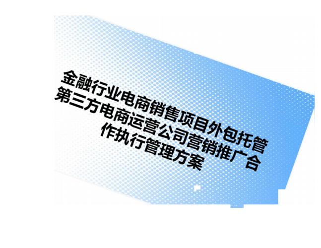 电商平台运营外包