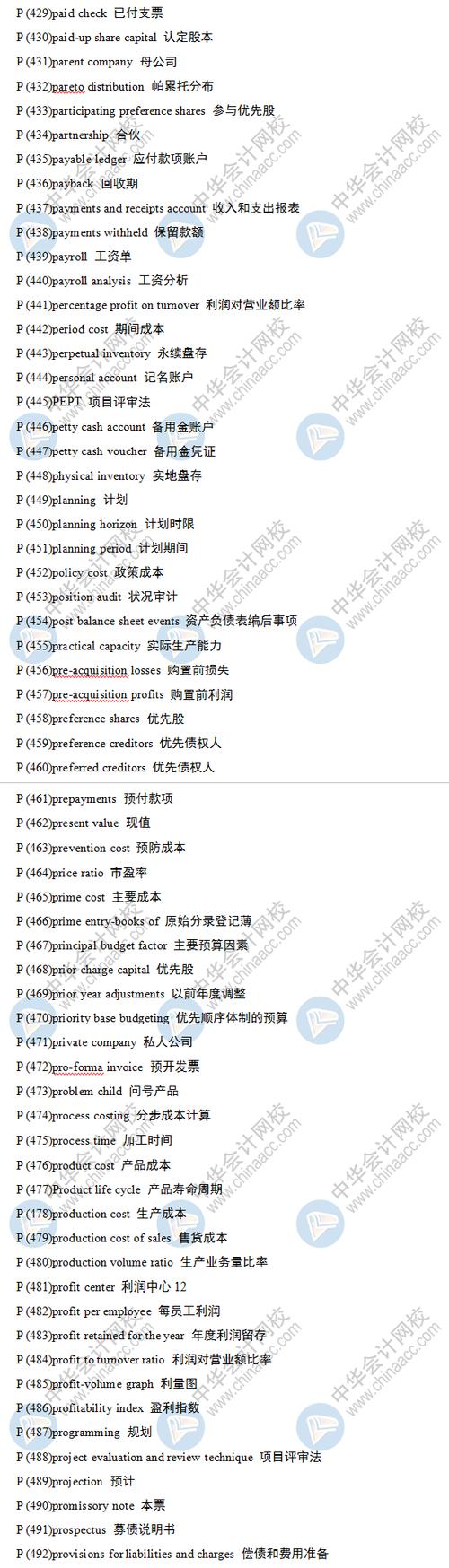 高端词汇