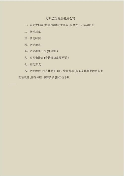 宣传方案怎么写