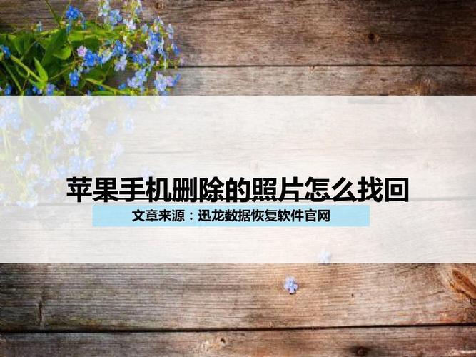 照片永久删除怎么恢复