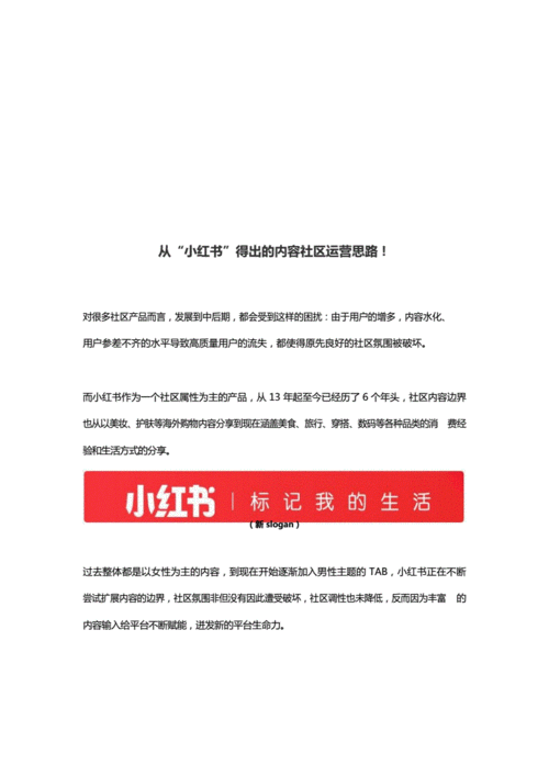 小红书的市场营销策略