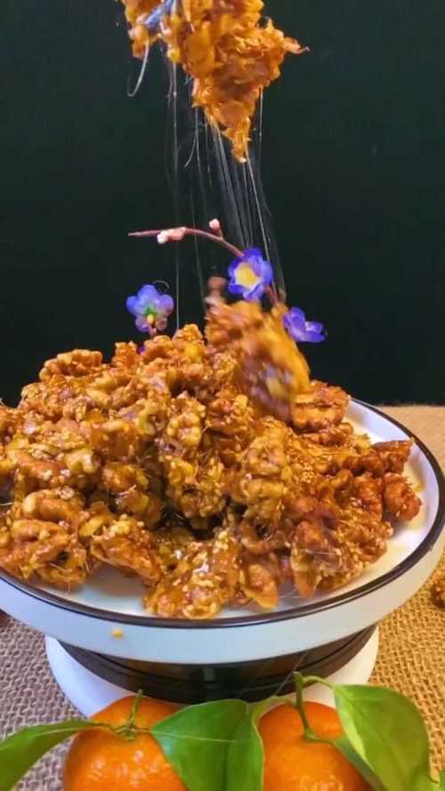 拔丝核桃仁的做法视频
