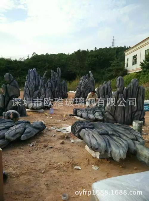 玻璃钢假山制作视频