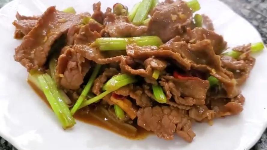 炒牛柳怎么做视频