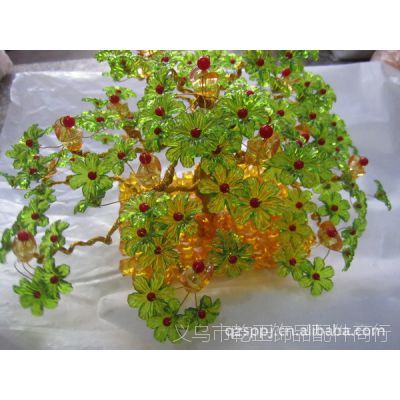 串珠发财树的做法视频