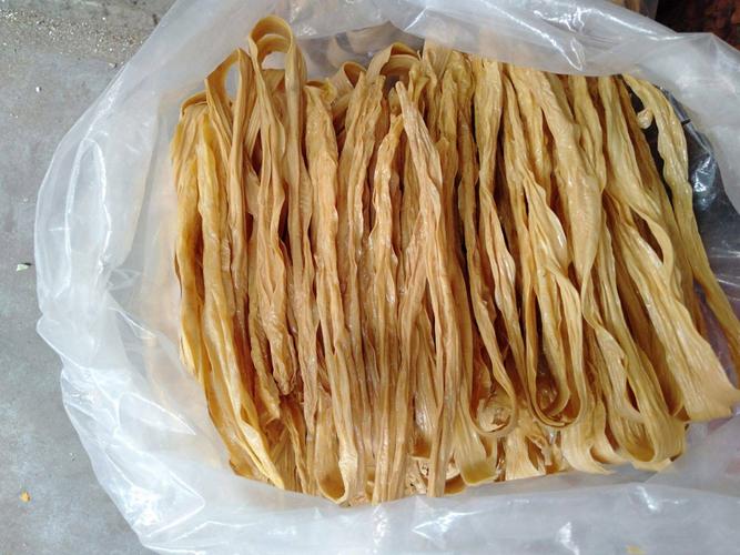 纯手工腐竹制作视频
