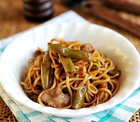 豆角焖面做法视频