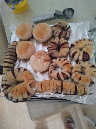 豆沙面包圈的做法视频