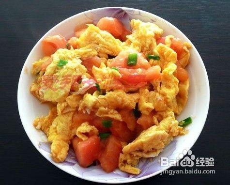番茄炒蛋怎么做视频