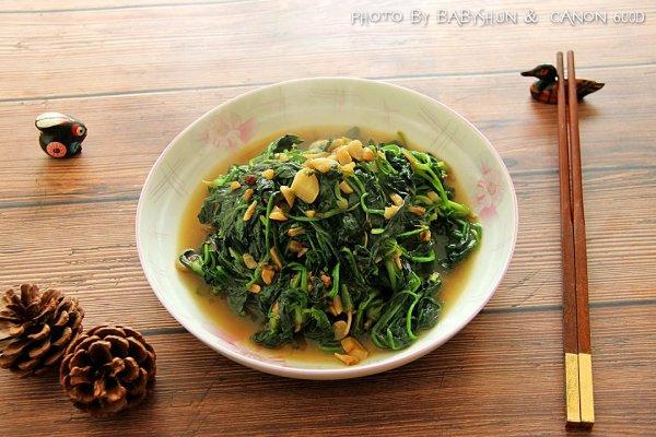 干煸菠菜的做法视频