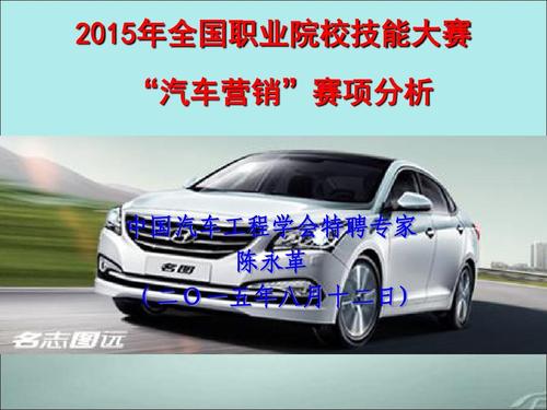 汽车营销国赛视频