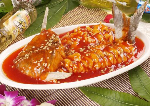 松鼠糖醋鱼的做法视频