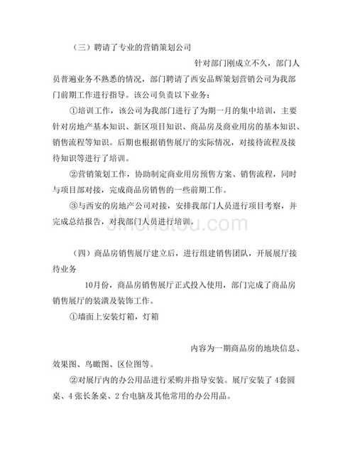 线上销售总结