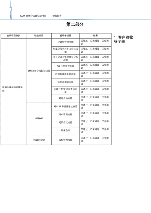 宣传视频验收单