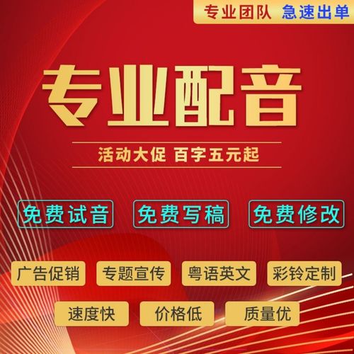 在线广告语音制作