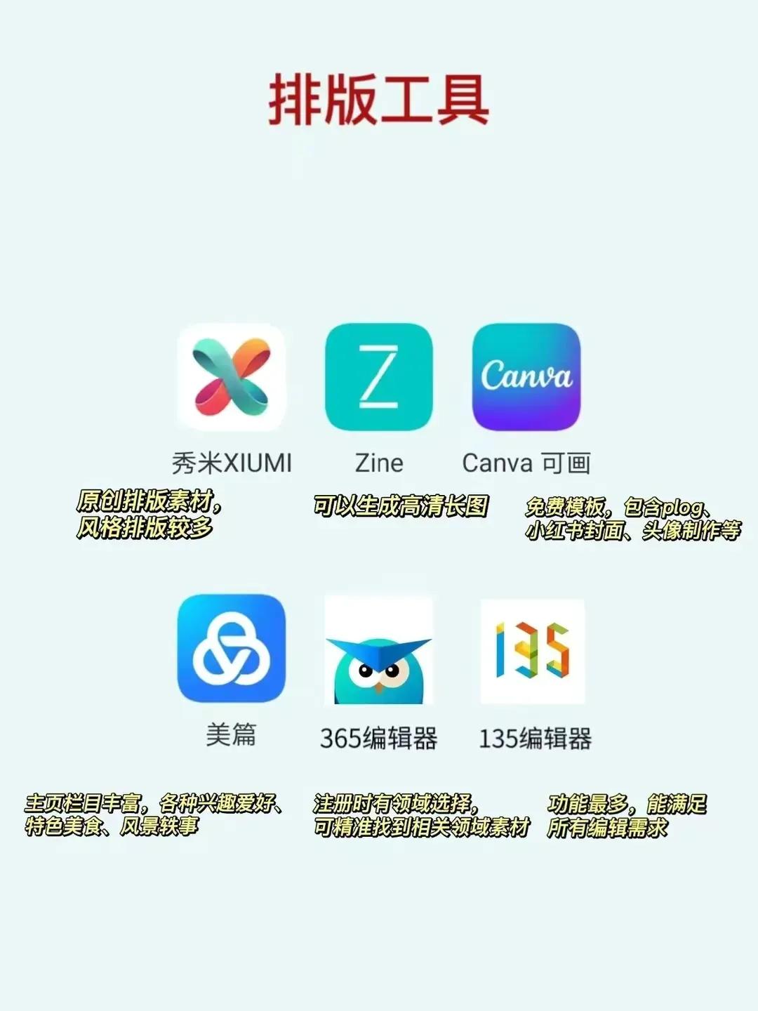 63个自媒体常用工具