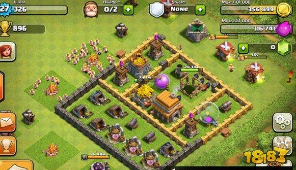 部落冲突5本阵型