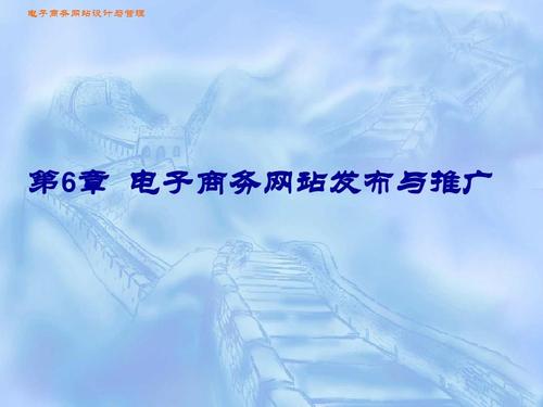 电子商务推广手段