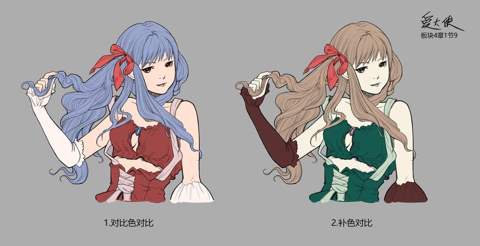 对比色和互补色的区别