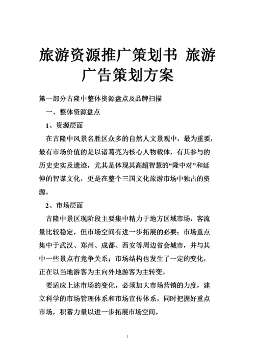 广告策划案格式