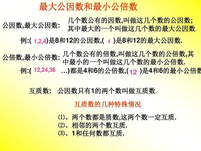 互质数是什么意思