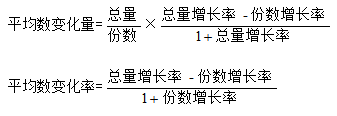 年均增长率公式