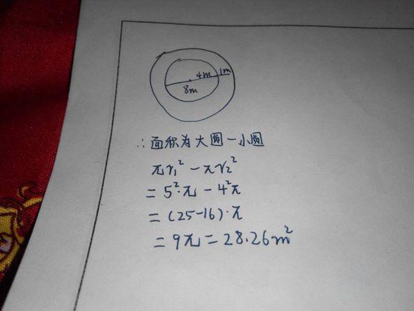 圆环的周长公式